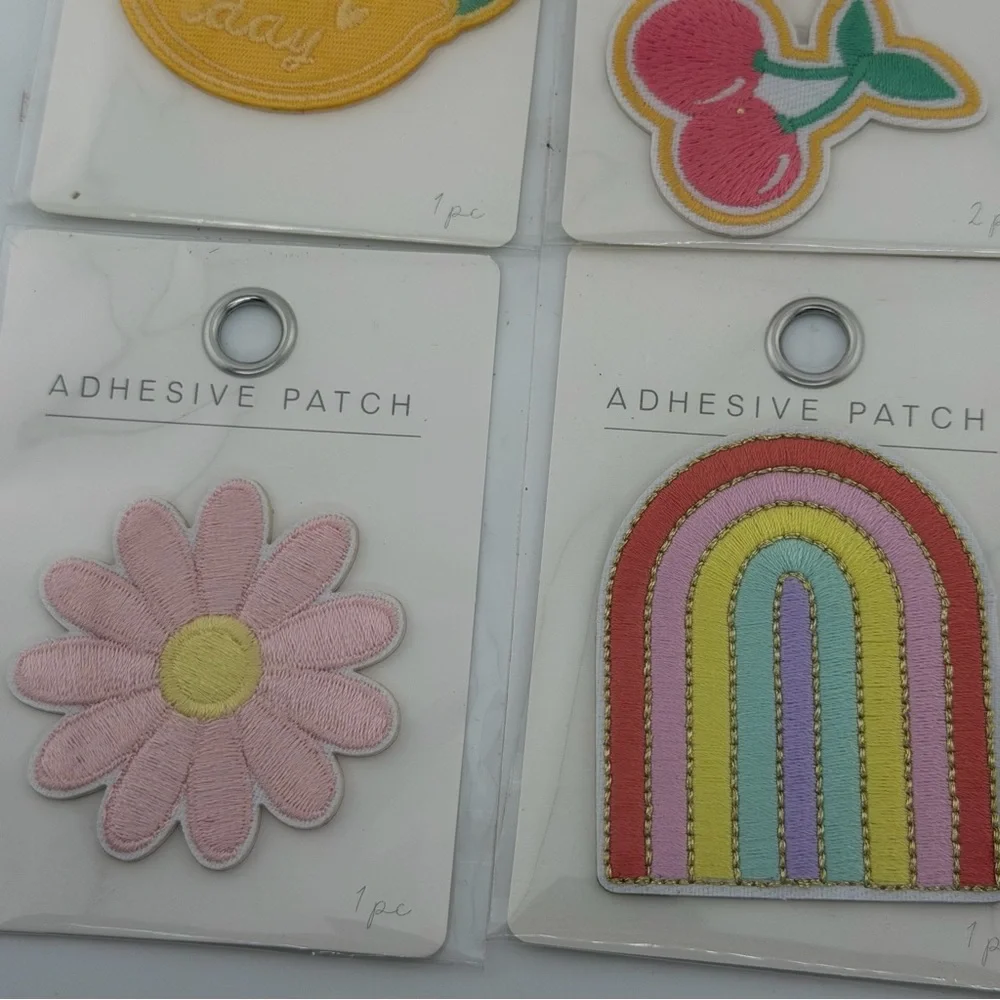 Colorful Fruit Rainbow Adhesive Patches - Lot of 6 packs